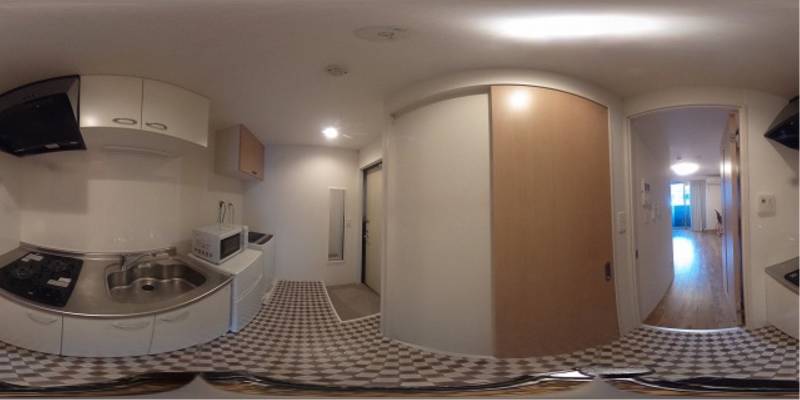 パノラマ画像キッチン