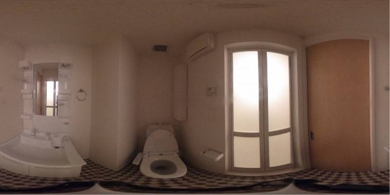 パノラマ画像洗面所