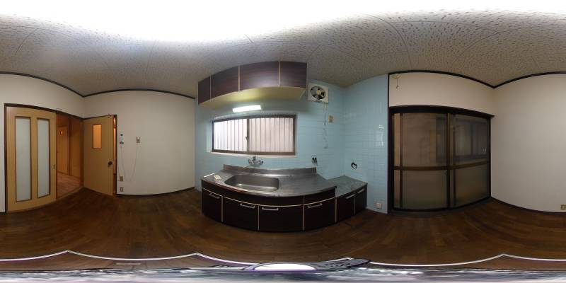 パノラマ画像キッチン