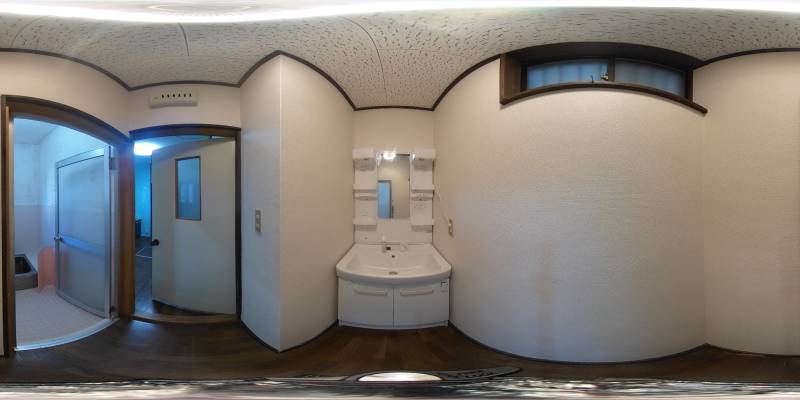 パノラマ画像洗面所