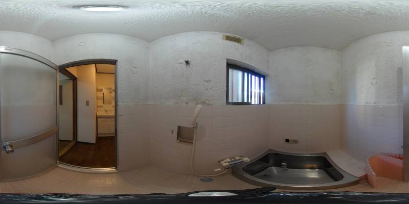 パノラマ画像バスルーム