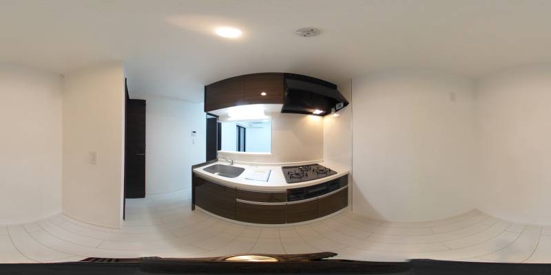 パノラマ画像キッチン