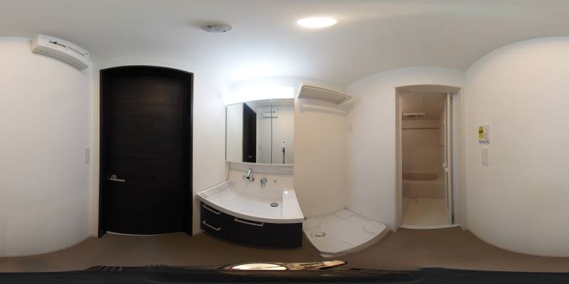 パノラマ画像洗面所