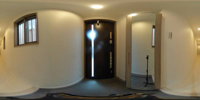 パノラマ画像玄関