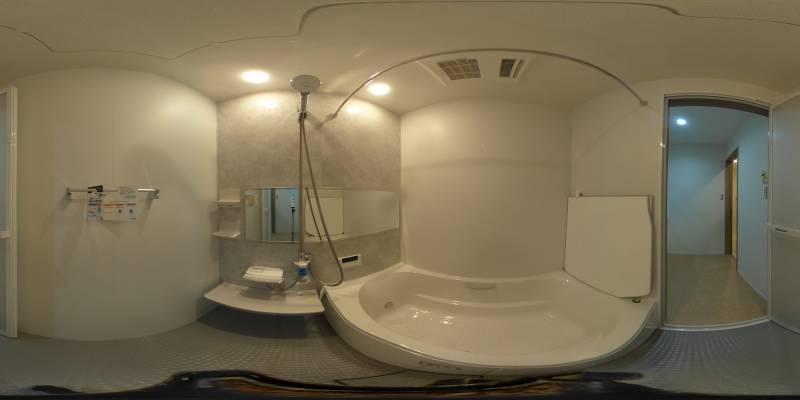 パノラマ画像バスルーム