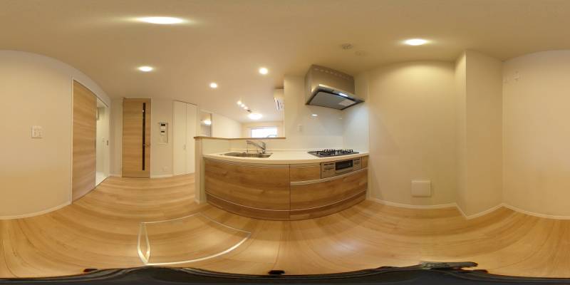 パノラマ画像キッチン