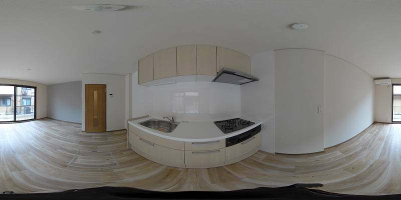 パノラマ画像キッチン