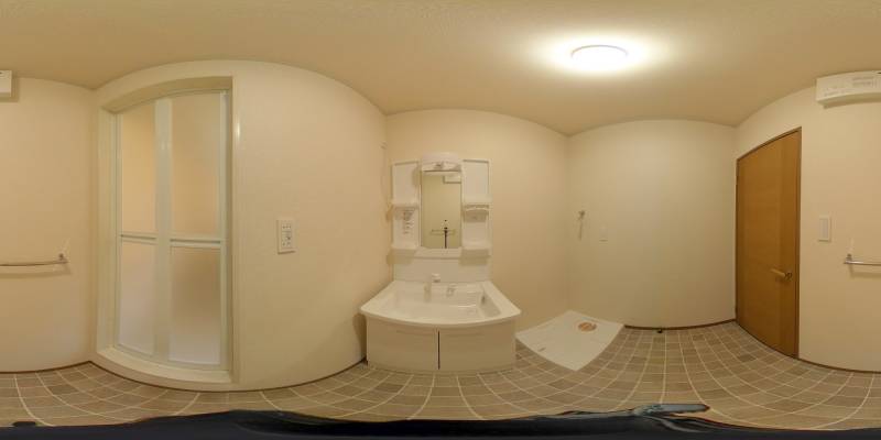 パノラマ画像洗面所