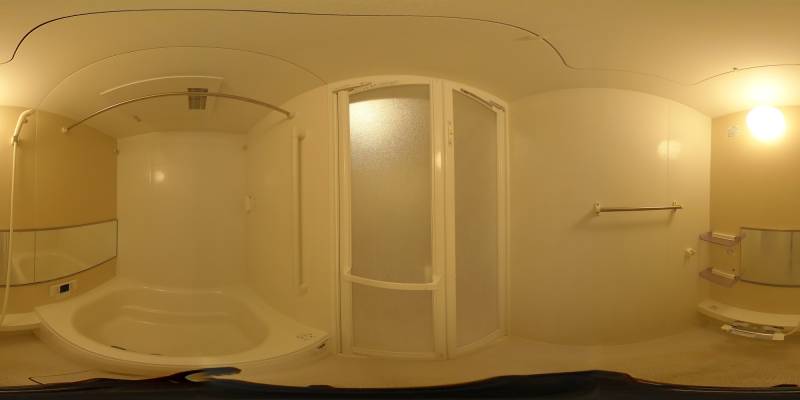 パノラマ画像バスルーム