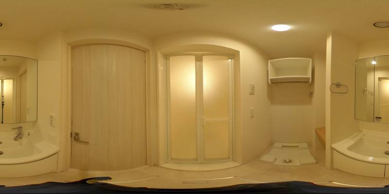 パノラマ画像洗面所