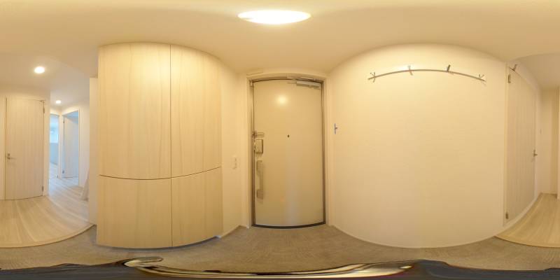 パノラマ画像玄関