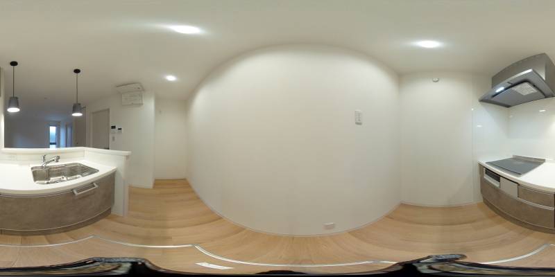 パノラマ画像キッチン