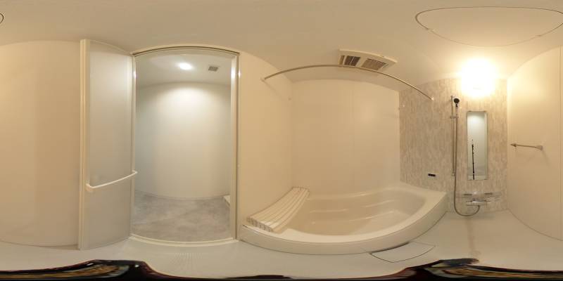 パノラマ画像バスルーム