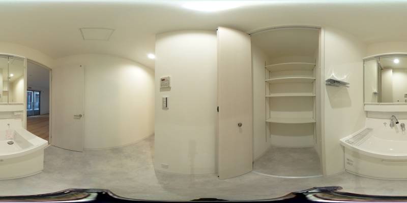 パノラマ画像洗面所