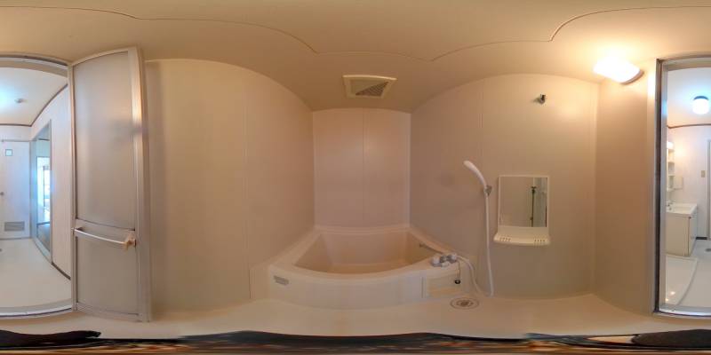 パノラマ画像バスルーム