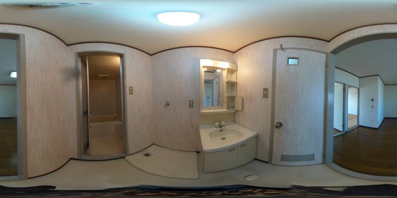 パノラマ画像洗面所