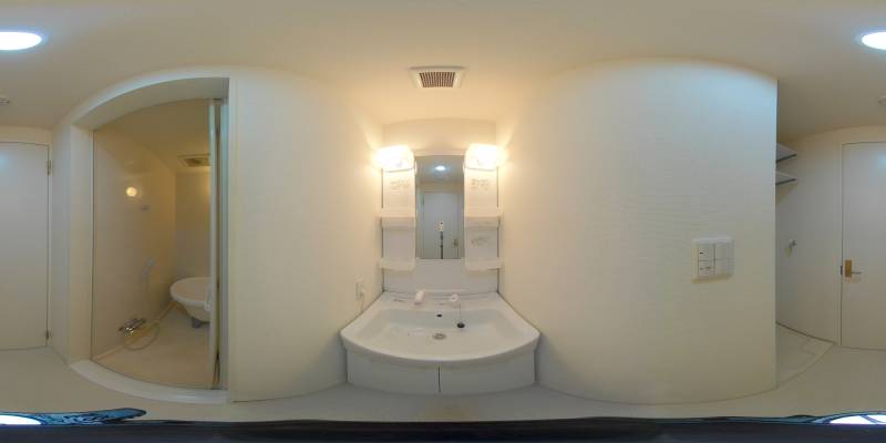 パノラマ画像洗面所