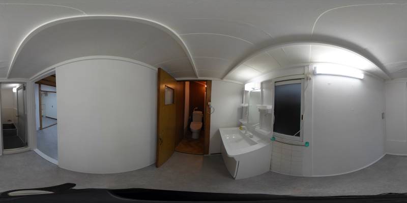 パノラマ画像洗面所