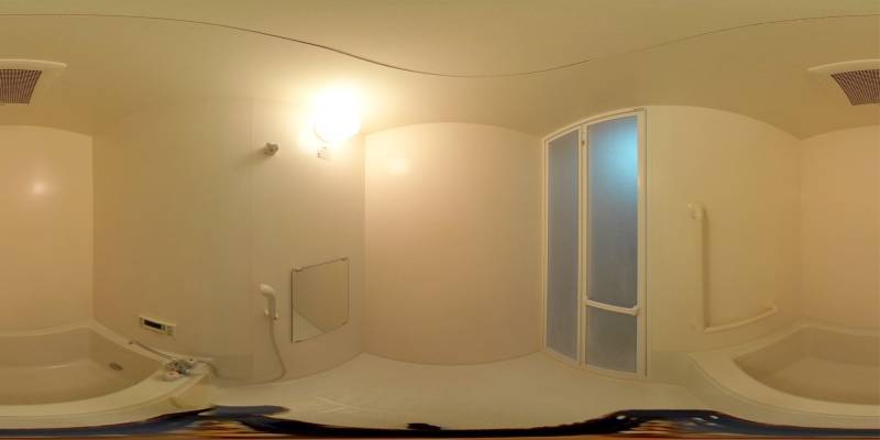 パノラマ画像バスルーム