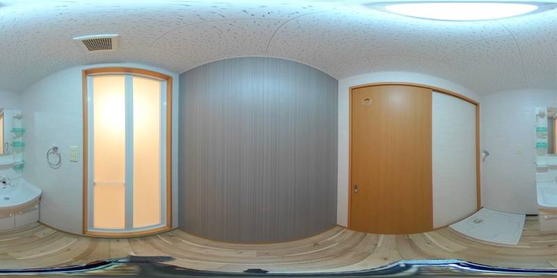 パノラマ画像洗面所