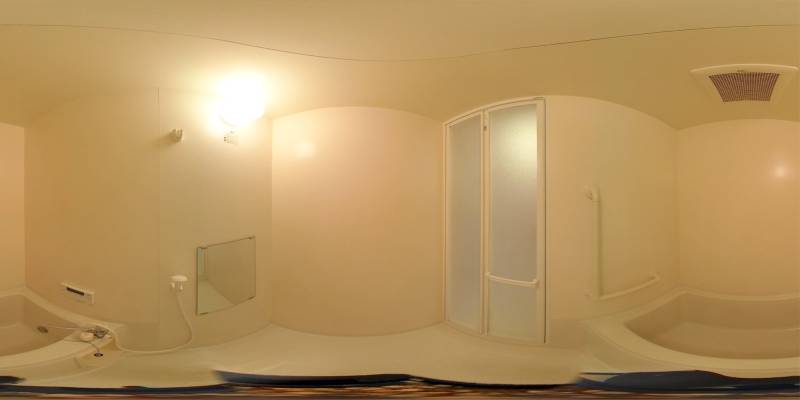 パノラマ画像バスルーム