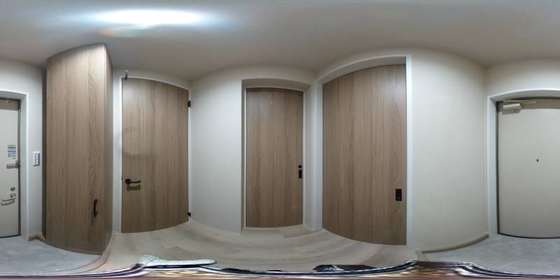 パノラマ画像玄関