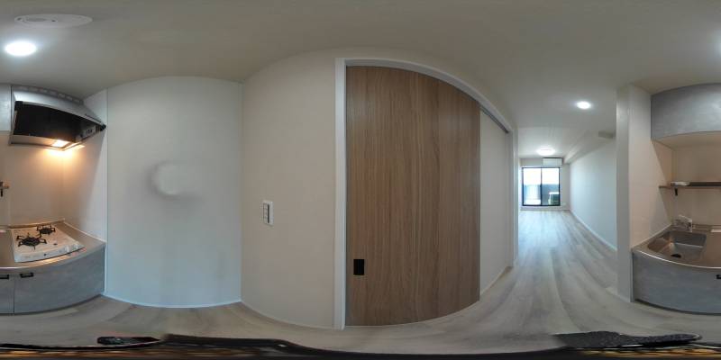 パノラマ画像キッチン