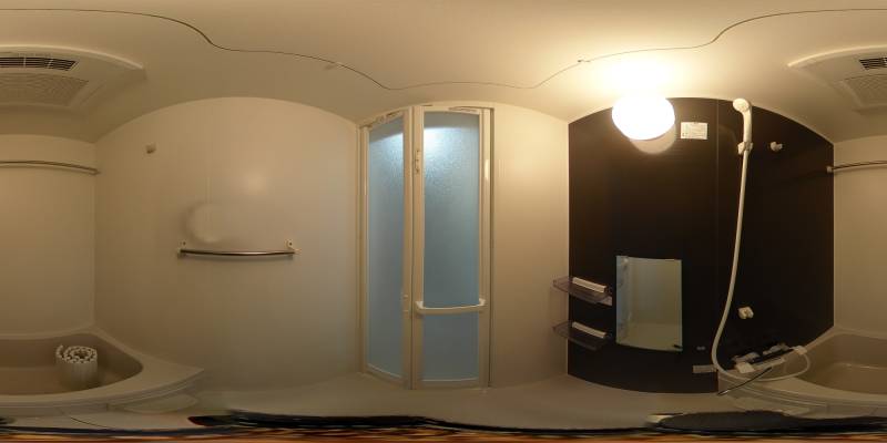 パノラマ画像バスルーム