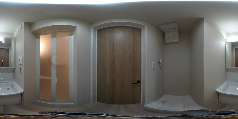 パノラマ画像洗面所