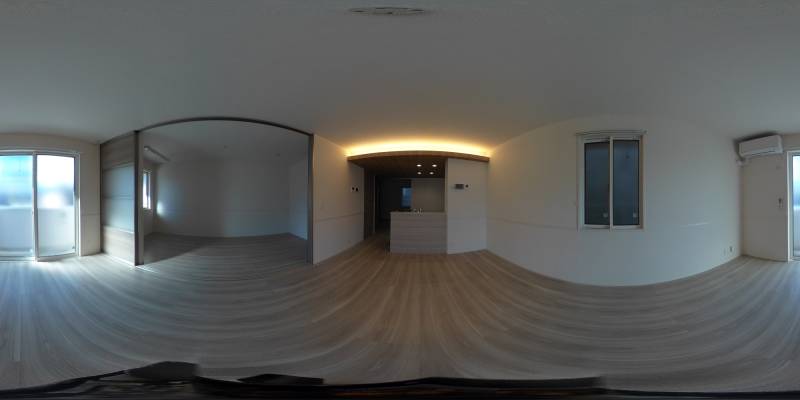 パノラマ画像リビング