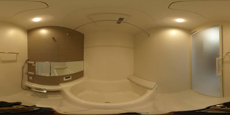 パノラマ画像バスルーム