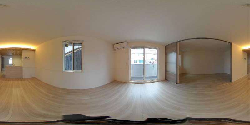 パノラマ画像リビング