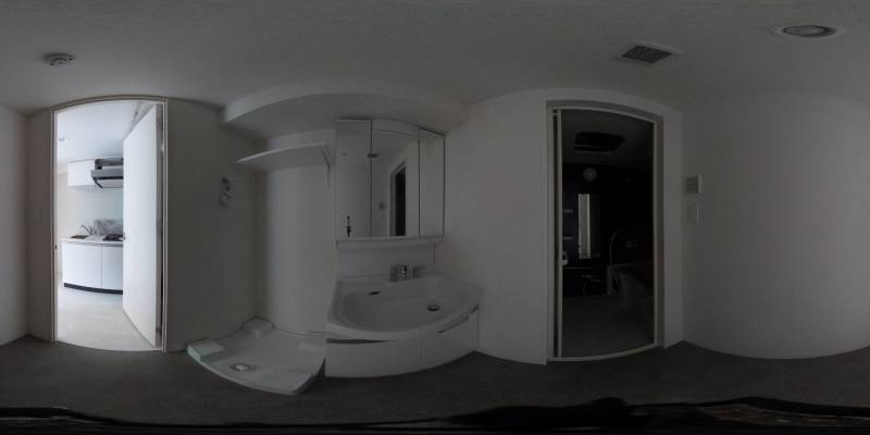 パノラマ画像洗面所