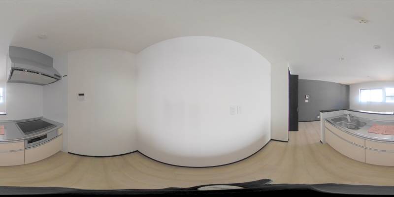 パノラマ画像キッチン
