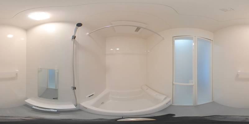 パノラマ画像バスルーム