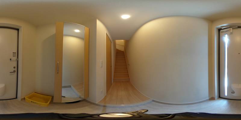 パノラマ画像玄関