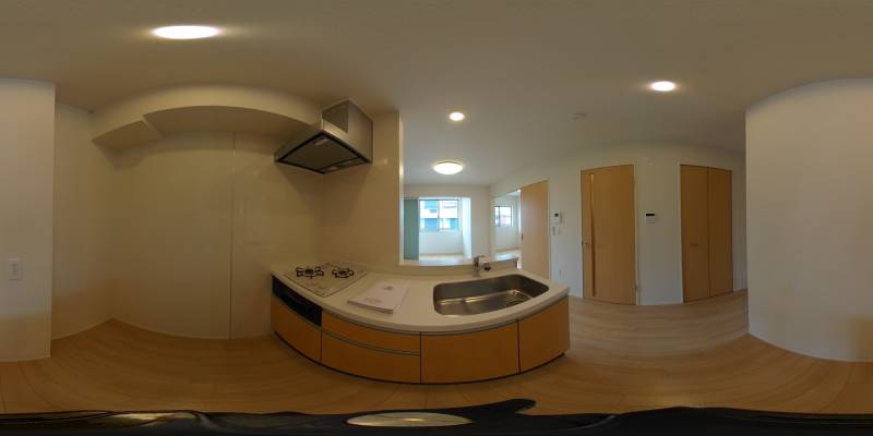 パノラマ画像キッチン