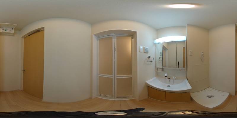 パノラマ画像洗面所