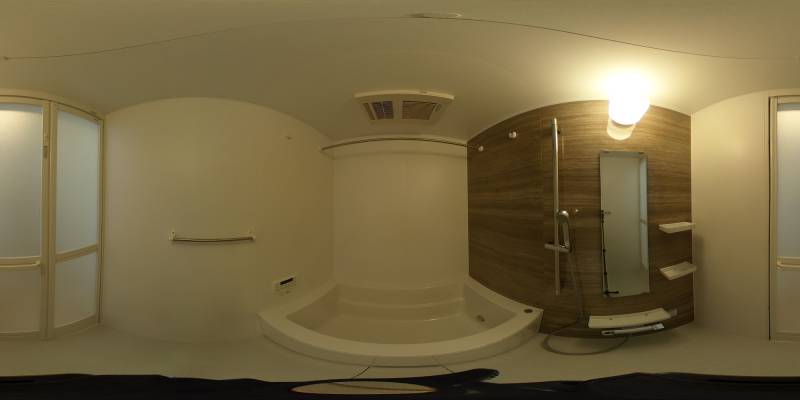 パノラマ画像バスルーム