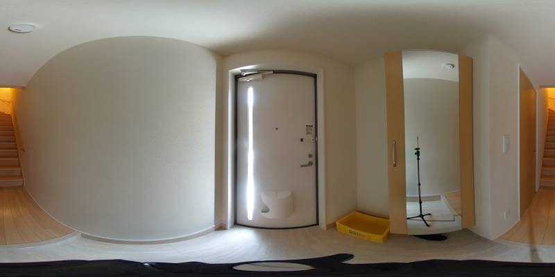 パノラマ画像玄関