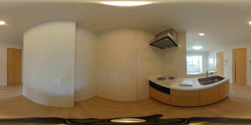 パノラマ画像キッチン