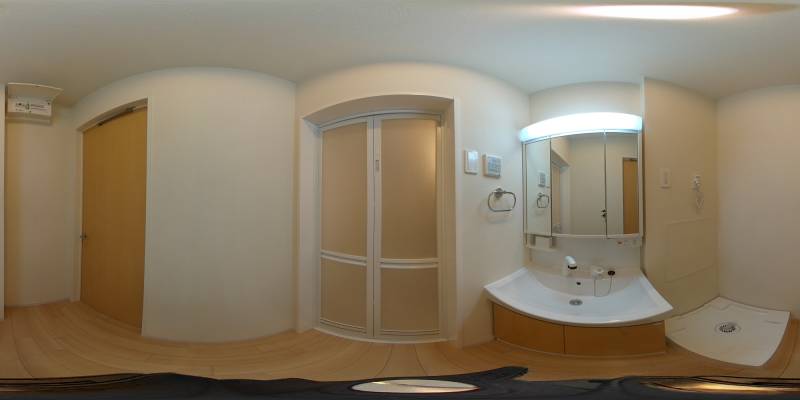 パノラマ画像洗面所