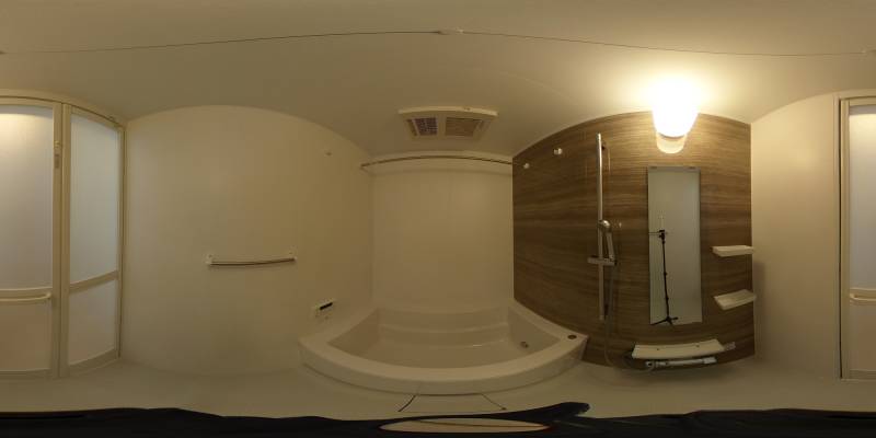 パノラマ画像バスルーム