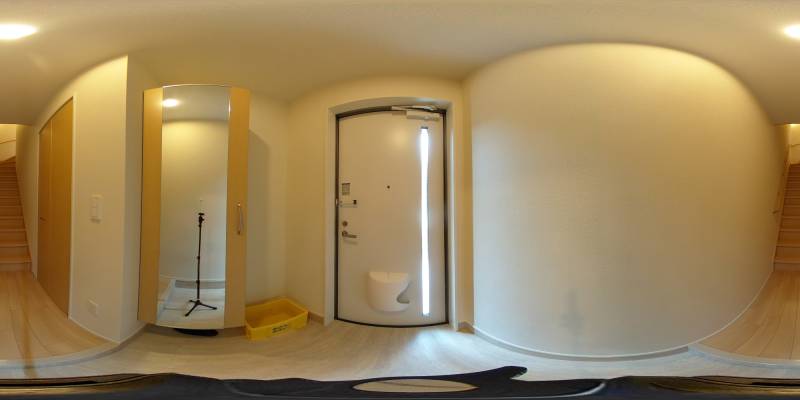 パノラマ画像玄関