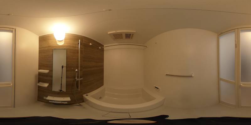 パノラマ画像バスルーム