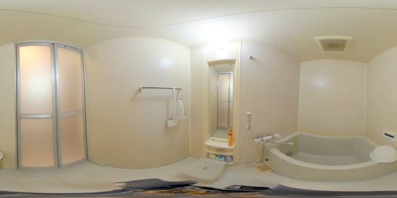 パノラマ画像バスルーム