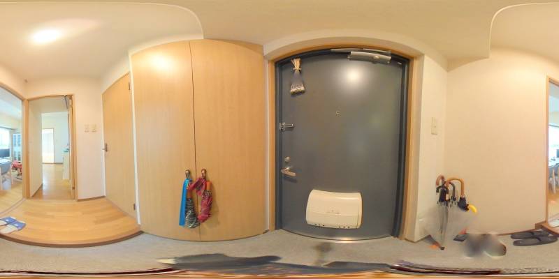 パノラマ画像玄関