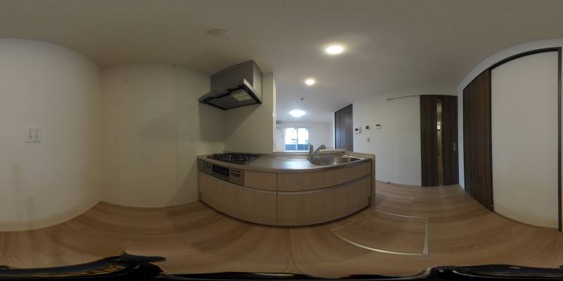 パノラマ画像キッチン