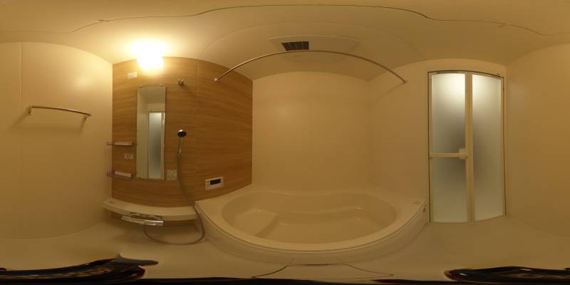 パノラマ画像バスルーム