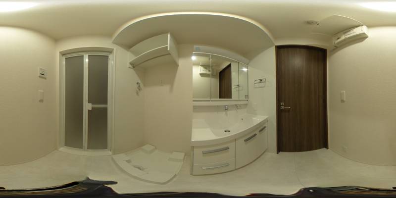 パノラマ画像洗面所